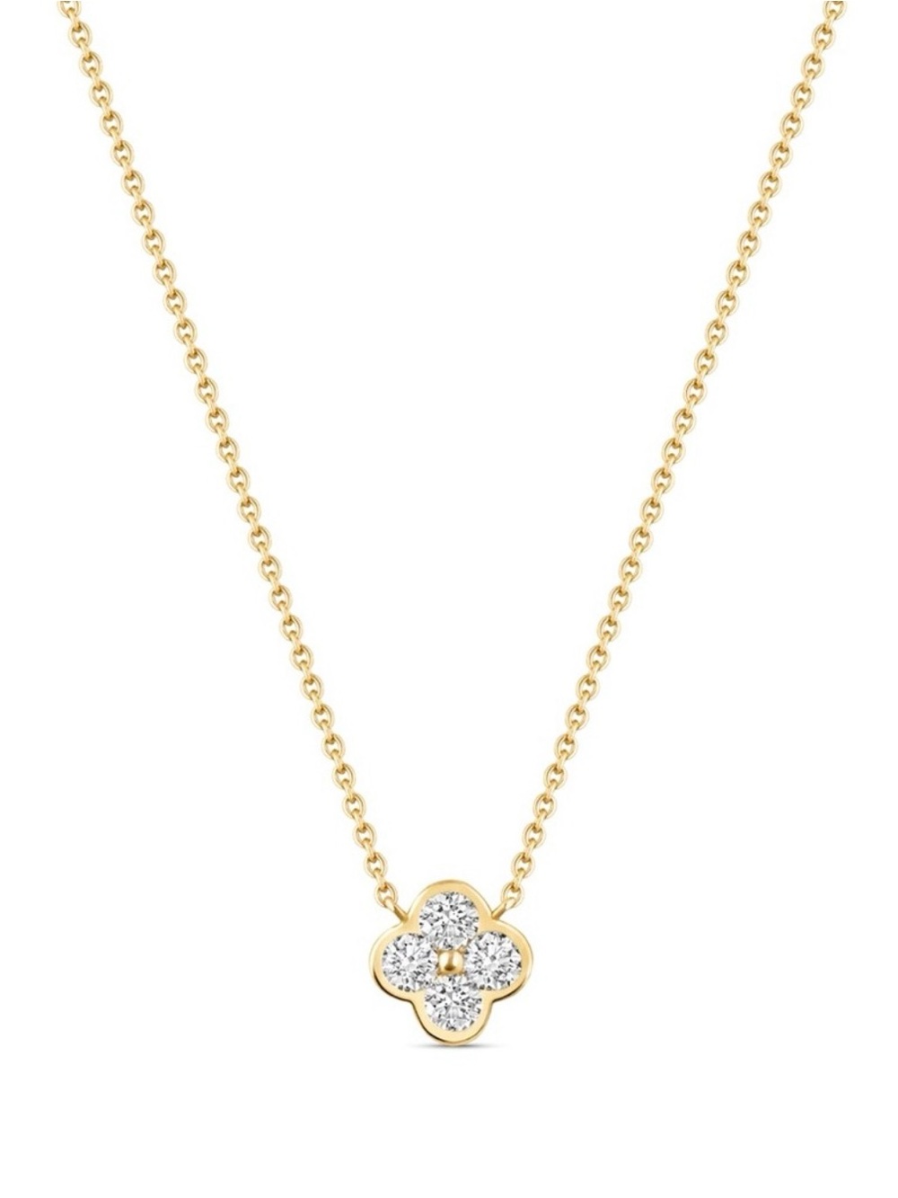 Electric Picks Camila Clover Necklace TikTok Pavé Crystals